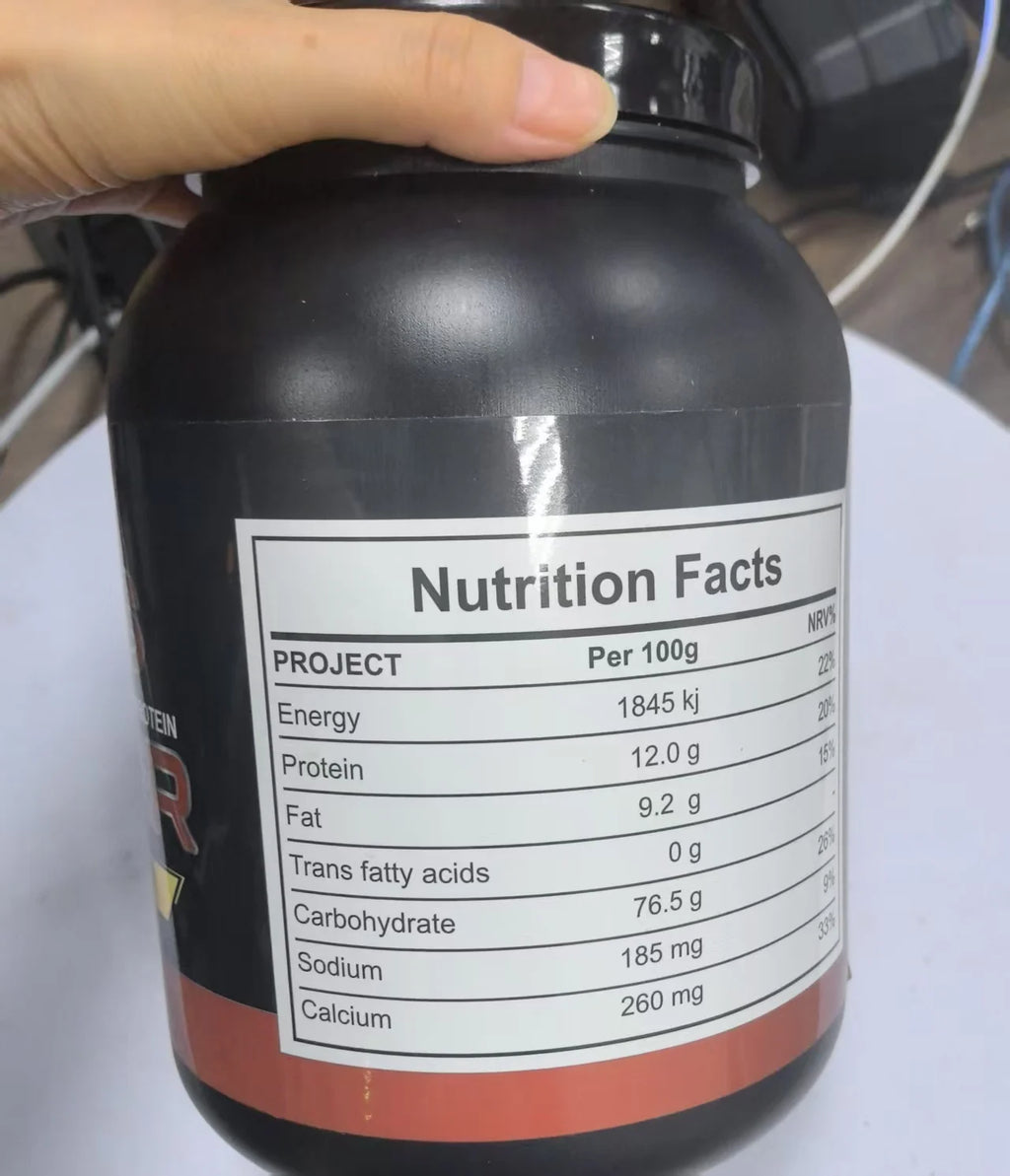Adult Mass Gainer Whey Protein Powder Creatine Supplement for Fast Muscle Building Fitness Sports Weight Gain