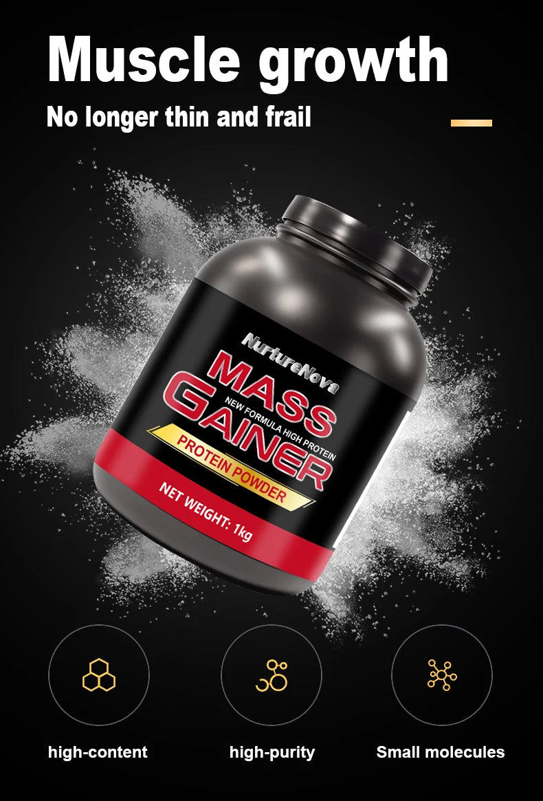 Mass Gainer Creatine Muscle Building Supplement Powder for Adult Fast Weight Gain