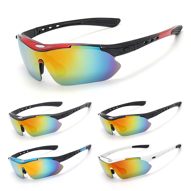 Cycling Glasses, Colorful and Fashionable, Windproof and Dustproof