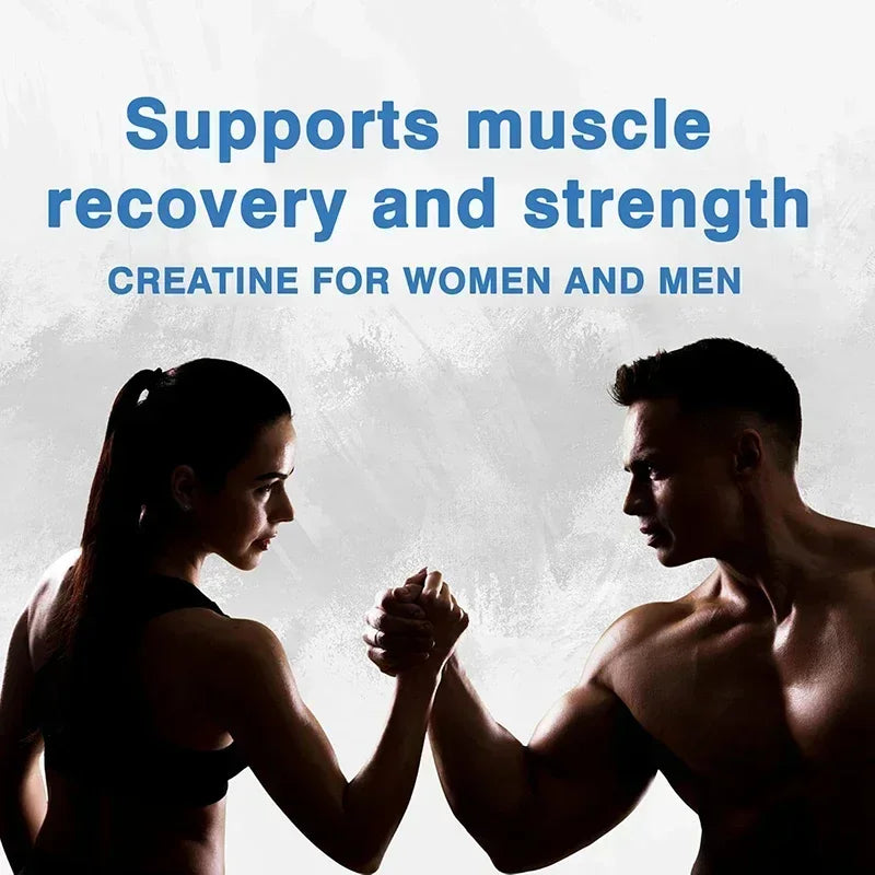 Creatine Monohydrate - Enhance Muscle Strength, Promote Muscle Recovery and Growth, and Improve Athletic Performance Vegan