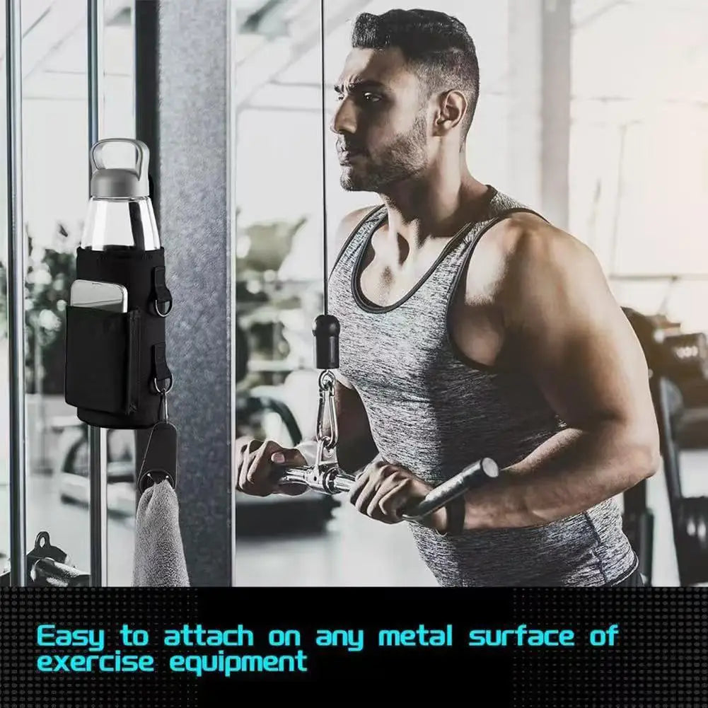 Magnetic Bottle Bag Gym Bag Sling Bag With Shoulder Strap Phone Holder Crossbody Bag Gym Accessories Organizer For Men And Women