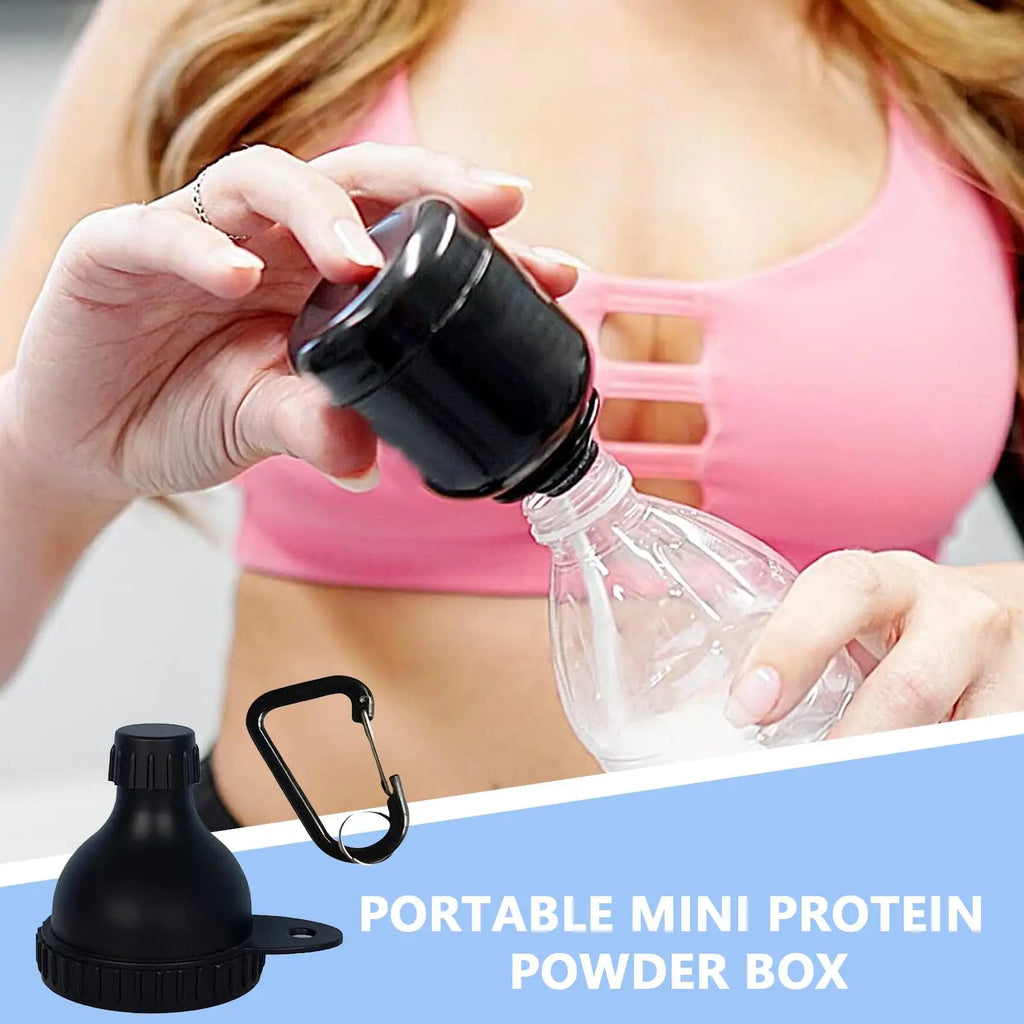 50ml Protein Powder Funnel with Carabiner - Moistureproof Portable