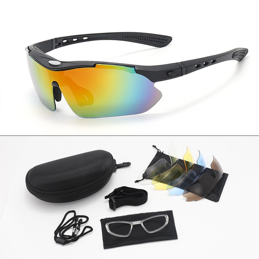 Cycling Glasses, Colorful and Fashionable, Windproof and Dustproof